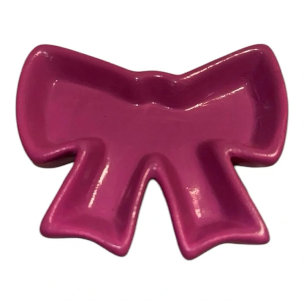 Target Cherry, Hearts and Pink Bow Ceramic Trinket Dish Set